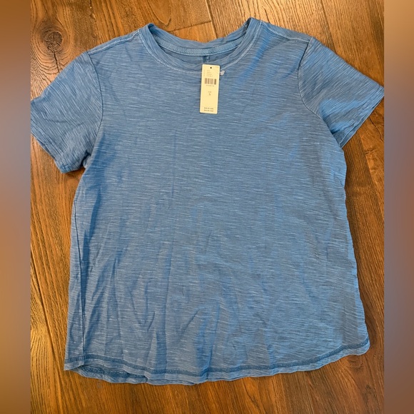 Pilcro Tops - NWT Pilcro Light Blue Short-Sleeve Slub Knit Tee